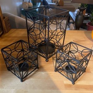 3 Piece Candle Holders